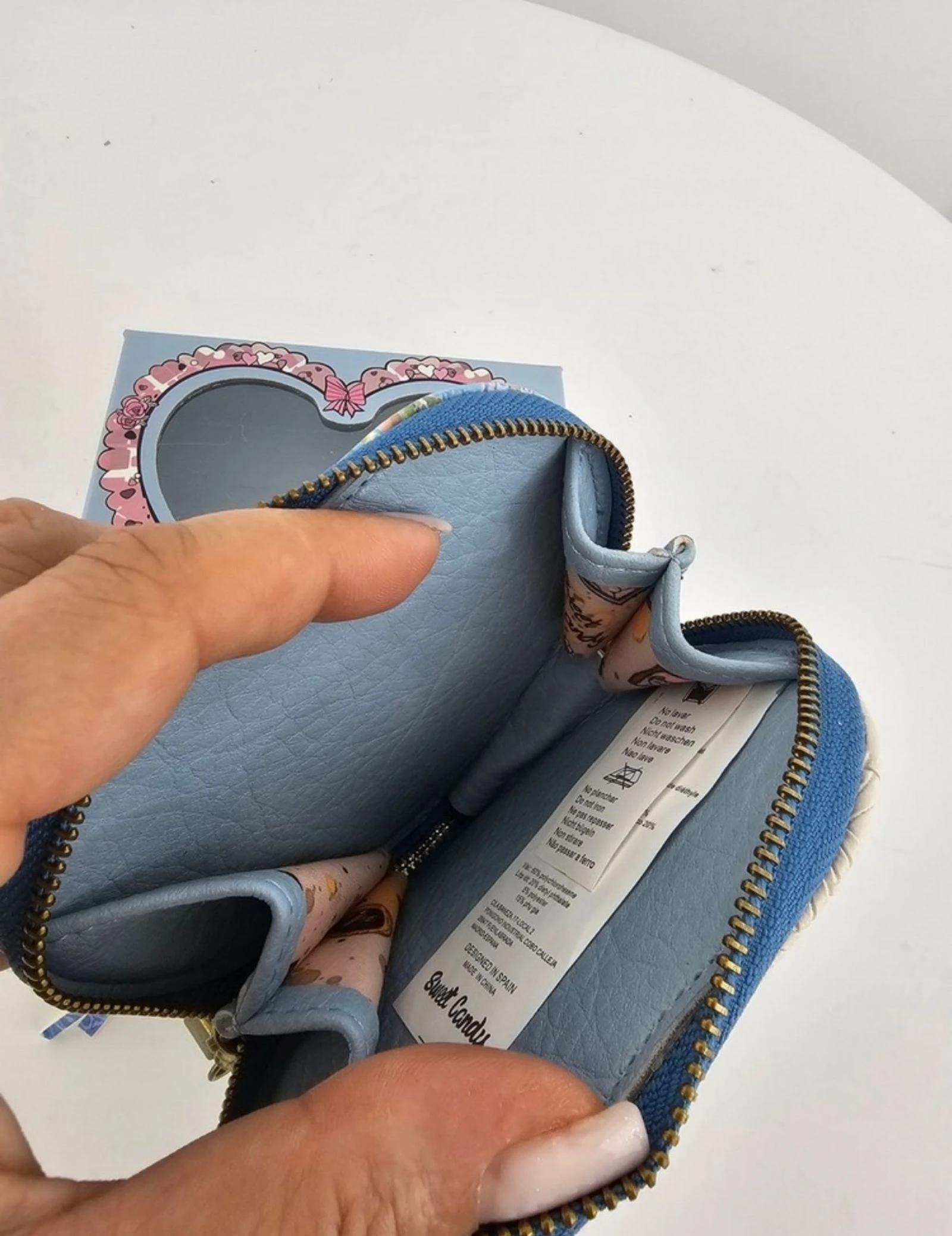 Monedero Sweet Candy coração azul 💙 – photo 4